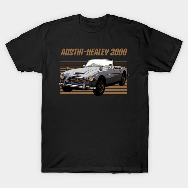 Austin-Healey 3000 1959 Awesome Automobile T-Shirt by NinaMcconnell